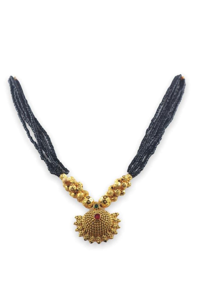 GARGISH Gold plated Pot Thushi Mangalsutra For Women || Marriage/Anniversary (Style3) (B0B65JKJB8) Amazon Price History, Amazon Price Tracker