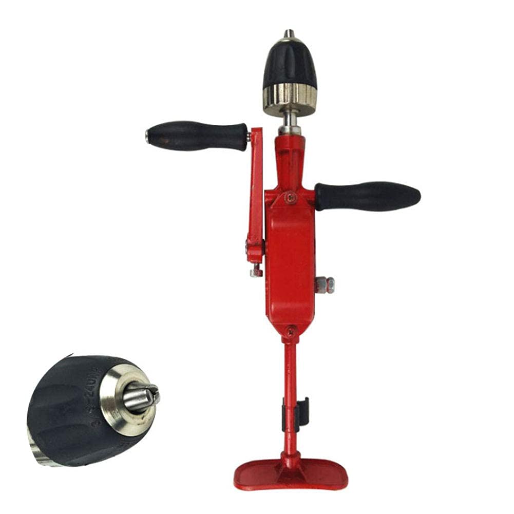 Chignole À Manivelle Perceuse À Main, Poitrine Perceuse À Double Pignon, Automatique Micro Manuelle Manivelle De Taraudage Machine Bois Pour Bois Plastique, Champ D'application: 0,8-10 Mm