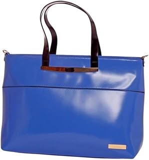 Alima Blue Italian Leather Handbag, Handbags for women, Satchel Tote Shoulder Bag, tote bag, leather purses and handbags