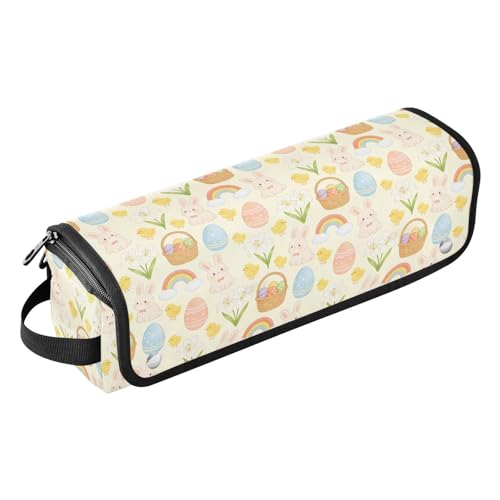 Estuche de viaje 2 en 1 para rizador con almohadilla resistente al calor impermeable para planchas, rizadores, y estilizador de cabello para mujeres miniatura 1
