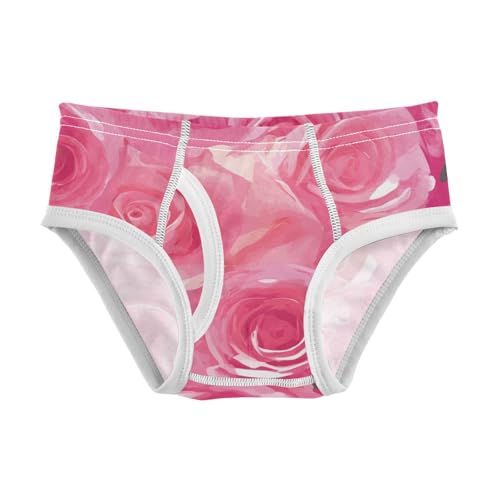 KLL Rose Pink Toddler Boys' Comfort Briefs Breathable Undies