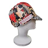 Custom Expressions Welding Caps Welding Helmet Liners Welding Accessories for Men-Women-Flame Resistant-Safety and Protection While Welding-100% Cotton-Handmade-Style Skulls & Tattoos (7 1/4)