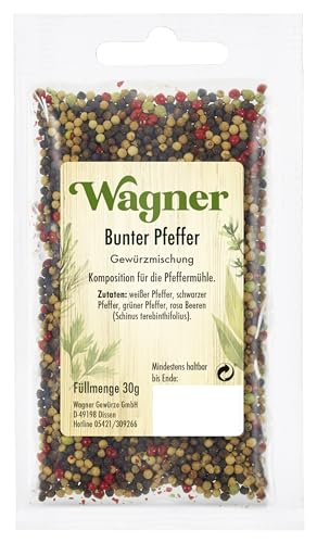 Wagner Gewürze Bunter Pfeffer ganz Gewürzmischung (1 x 30 g)