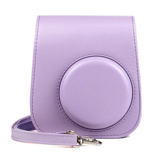 ZENKO PU Leather Protective Camera Case Pouch for Instant Mini 11, Mini 9 Instant Camera Carrying Bag with Adjustable Shoulder Strap- Lilac Purple (B0CQFWN5KY) Amazon Price History, Amazon Price Tracker