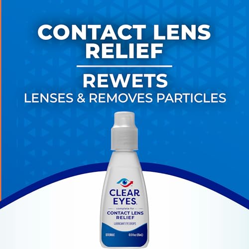 Clear Eyes Contact Lens Relief Eye Drops, 0.5 Fl Oz - Image 6