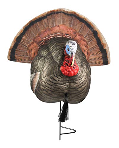 The Grind Turkey Decoys, Durable and Lifelike Turkey Decoy, Grind Reaper Quarter Body Strutter,Brown #1