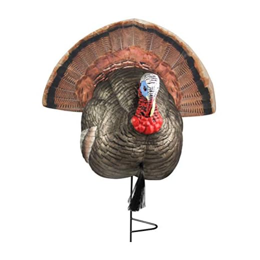 The Grind Turkey Decoys, Durable and Lifelike Turkey Decoy, Grind Reaper Quarter Body Strutter,Brown