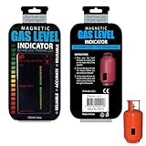 2Pcs Magnetic Gas Bottle Level Indicator, Gas Level Indicator for Gas Bottles, Gases Cylinder Tool for Caravan Motorhome Travel, Level Indicator for Butane, Propane, LPG, for Camping Caravan Motorhom
