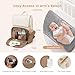 LOVEVOOK Diaper Bag Backpack, Baby Travel Bags for Boys & Girl, Toddler Waterproof Diaper Bag w/Changing Pad (Beige khaki, 17.3''-Large)