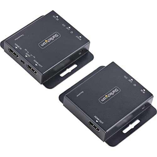 Image of HDMI Extender over CAT6 /CAT5, 4K 30Hz /130ft PoC HDMI over Ethernet Extender, HDMI Transmitter and Receiver kit, IR Extension | Transmitter & Receiver included, 4K 30Hz to 130ft /40m, 7.1ch audio, 4:4:4 chroma, HDCP 1.4, Power over cable, Cascadable
