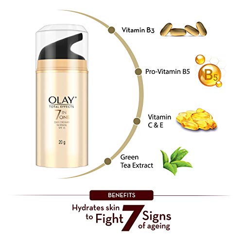 Image of Olay Total Effects 7-in-1 Anti Aging Day Skin Cream Normal SPF15, 20g