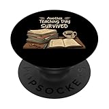 Photo Gallery funny teacher another teaching day survived humor popsockets popgrip adesivo Photo Gallery funny teacher another teaching day survived humor popsockets popgrip adesivo