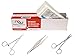 New Mixed Sterile Suture Threads with Needle Plus Tools (Non-Dissolvable Sutures) - First Aid Practice Stitch Kit; Medical, Nursing, Dental, EMT, Medic and Veterinary Students