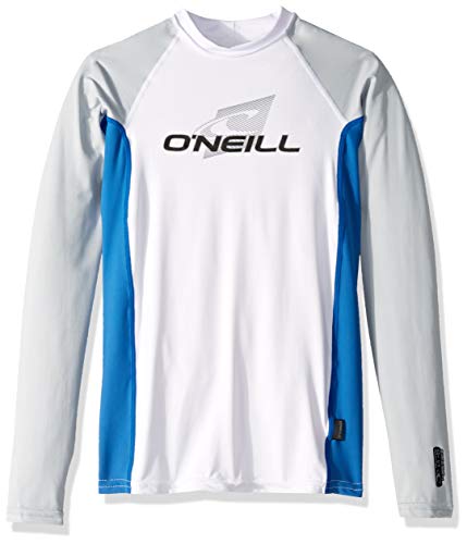 Image of O'Neill Youth Premium Skins Long Sleeve Rashguard, UPF 50+ Sun and Rash Protection, Buttery Soft Tight Fit