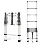 Telescopic Ladder, 10.5FT RIKADE Aluminum Telescoping Ladder with Non-Slip Feet, Portable Extension Ladder for Household and Outdoor Working, 330lb Capacity (3.2m/10.5FT)
