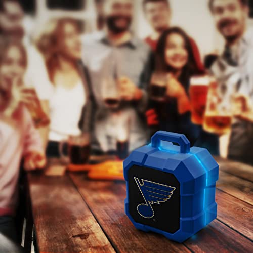 Nhl St. Louis Blues Shockbox Led Wireless Bluetooth Speaker, Team Color #TOP1