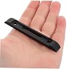 Rear Latch Lock Black Slider for Secure Closure and Enhanced Safety for