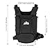 FROSTY PEAKS Summit Hauler Black Chest Pack for Outdoor Sports, Snowboarding and Skiing with Phone Storage, Velcro Holster Compatible, Multiple Pockets, Mesh Back Storage