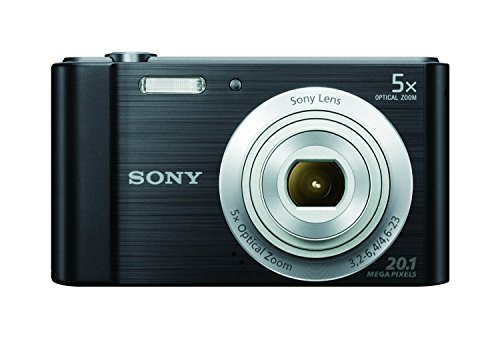 Image of Sony DSC-W800 20.1 MP Point and Shoot Digital Camera with 5X Optical Zoom (Black)