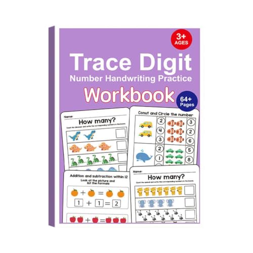 Image of Kids Math Workbook, Arithmetic Practice Book, Safe Learning Tool, 1piece