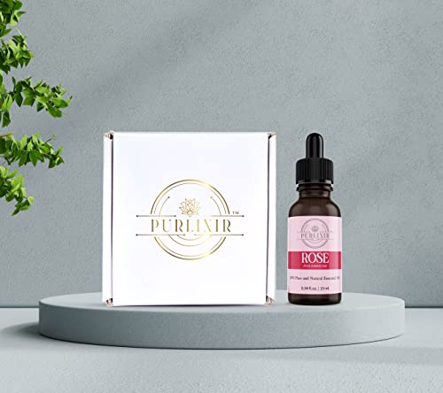 Purlixir Rose Essential Oil - 10 ml | 100% Pure and Natural |Used for Aromatherapy, Relaxation, Skin Care, Calm Sleep & Massage, Spiritual Rituals - Image 3