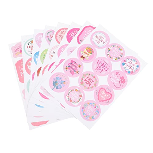 BESTOYARD 96 Peças Adesivos Para Etiqueta De Presente Etiquetas De Endereço Impressas Decoração De D