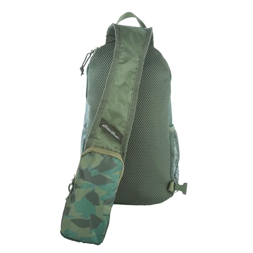 Image of Eddie Bauer Stowaway Packable Sling Bag | Travel | Outdoor | Lightweight | Compact | Ripstop Nylon, Sprig Green-10L