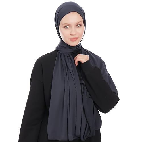 Jersey Hijab Scarf for Women - Jersey Hijab Muslim Headscarf Shawl - Lightweight Fashion Scarf Muslim Head Wrap Shawl3