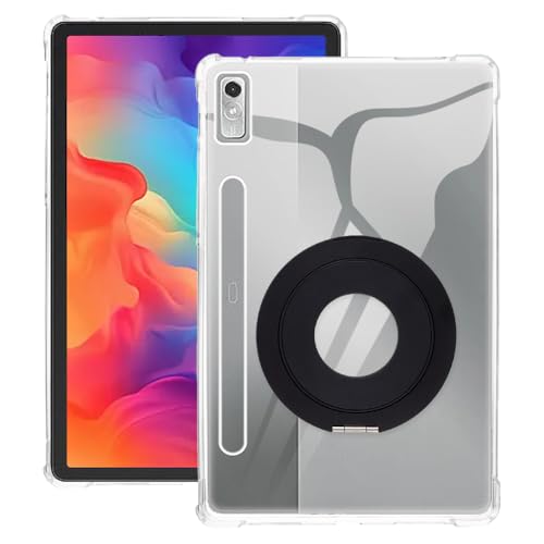 Support de bureau Lenovo Pad Pro 11.2 2022 coque antichoc transparente et noire