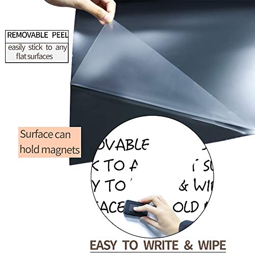 UCMD Magnetisch droog wissen whiteboard sticker voor muur,Zelfklevende backing whiteboard voor kinderen tekenen ezel of… - Image 6