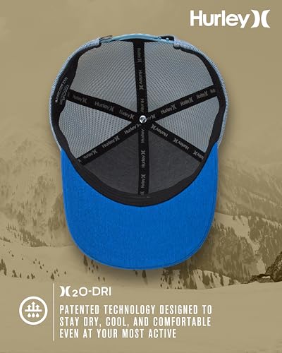 Image of Hurley Men's Caps - H2O-Dri League Baseball Caps for Men with Snapback Closure - Classic Mens Trucker Hats (S-XL)