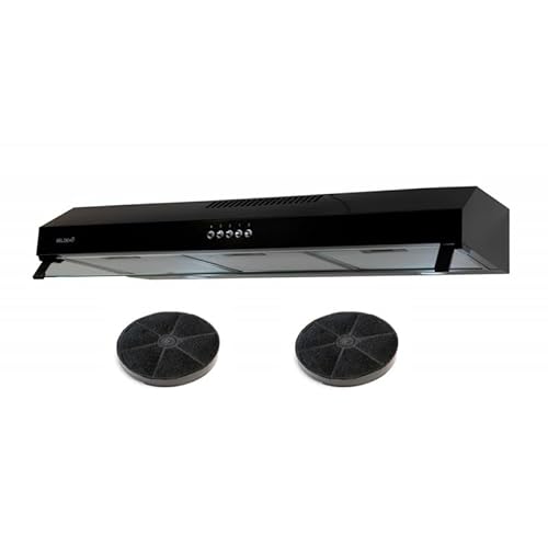 Hotte casquette visière BELDEKO RIVAGE 90 cm – Noir –