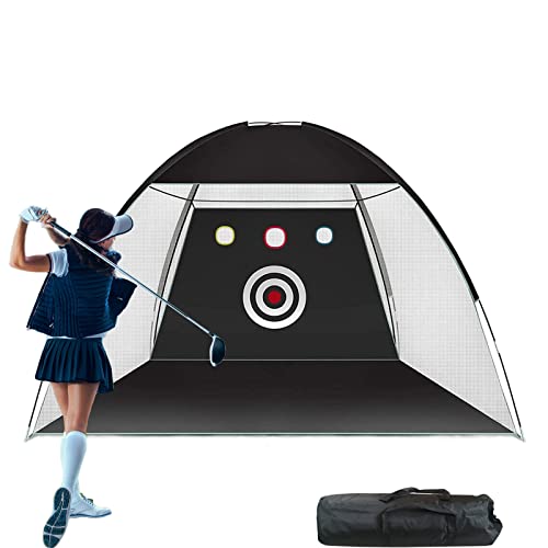 T Up Golf Hitting Net, 10×7Ft Golf Practice Net For Indoor Outdoor, Easy Installation Training Net With Carry Bag, Design For All Golfers #TOP2