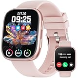 Smartwatch Damen Herren, 1.83' HD Fitnessuhr mit Telefonfunktion, Fitness Tracker mit SpO2 Pulsmesser Schlafmonitor Schrittzähler, 100+ Sportmodi Sportuhr, IP68 Wasserdicht Smart Watch für Android iOS