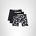 KARL LAGERFELD Paris Men's 3 Pack Karl Print Boxer Briefs, Black Combo