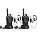 Produktbild Pofung PT88E Walkie Talkie PMR446 Lizenzfreies Zwei-Wege-Radio, 16-Kanäle Long Range Walkie Talkies mit Ladestation und Ohrhörern (schwarz, 2-Pack)