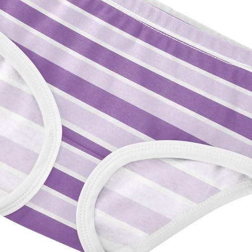 Purple Lavender White Stripe Toddler Girls's Underwear 2T 23009204
