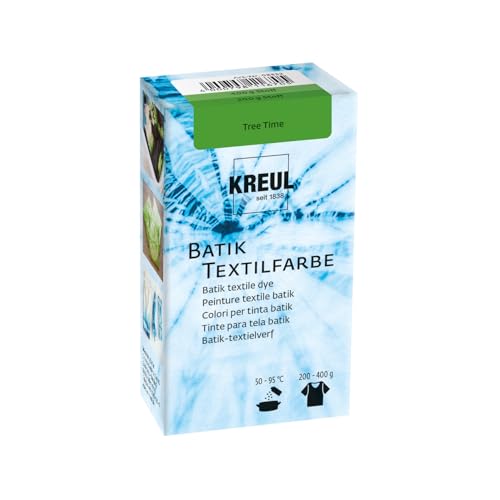 KREUL 98532 - Peinture Textile Batik Tree Time, 70 g, Poudre de Couleur pour Le Batik et la Teinture de Textiles