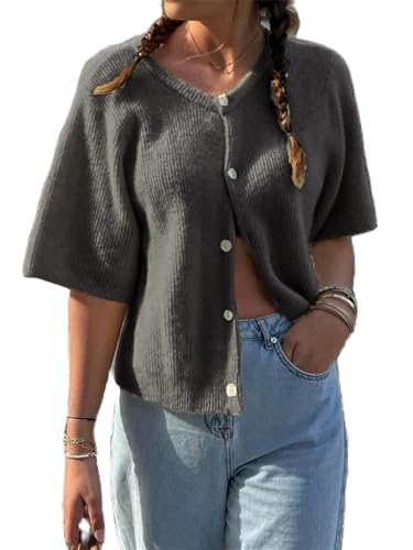 トップス short cardigan 41fs3X5OlxL.jpg