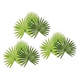 JUMPLAWN 6stücke Blattschmuck Hawaii Stil Faux Palm Künstliche Verzierungen Tisch Dekore...