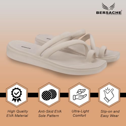 Image of BERSACHE Extra Soft Classic Casual CHAPPAL with Regular wear with Ultra Soft & Flexibility Technology Slippers for Women 's