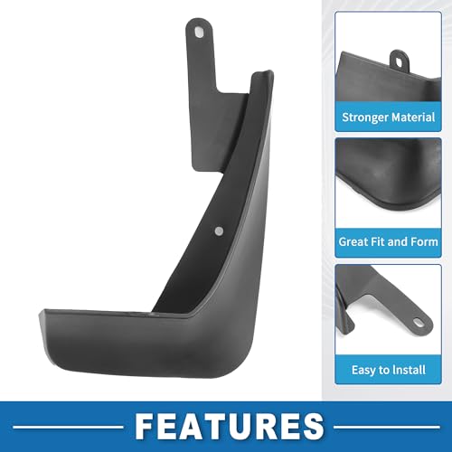 Image of Mud Flap Splash Guard with Mount Accessories Front & Rear Side Mud Guard for Lexus IS200t Base Sedan 2016-2016 (Set of 4)