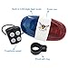 BONDEE Bike Bicycle Police LED Light 6-LED Strobe Blue Red Bicycle Safety Light 4 Melody Loud Siren Sound Trumpet Cycling Horn Bells
