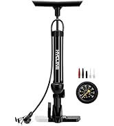 Amazon | 【全バルブ対応】HYCLINE 自転車 空気入れ 圧力計付き