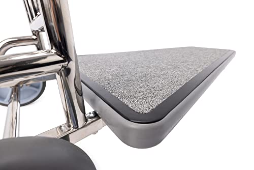 Three Wheeled Luggage Cart- Stainless Steel Finish- Condo Cart- Trolly Cart- Great For Convention Centers, Hotels, Rental Properties #TOP5