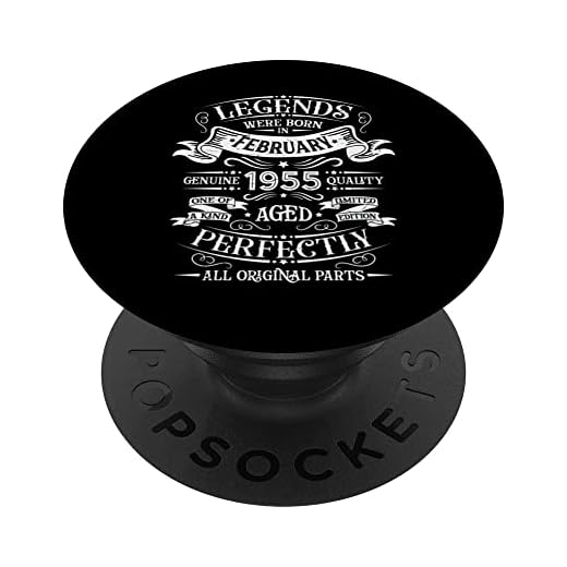 Leyendas nacieron en febrero de 1955 regalo de cumpleaños PopSockets PopGrip Intercambiable