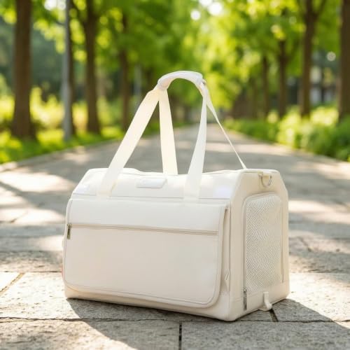 Contenedor portátil para viajes Colcolo blanco con panel de ventilación superior 3