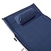 DlandHome Cama de Plegable Simple Campamento Camping Travel–Incluye Almohada & Bolsa &...