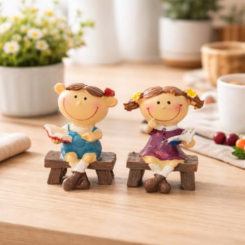 Image of CraftVatika Home Decoration Items for Living Room, Boy Girl Couple Showpiece Gifts for Woman Aesthetic Home Decor, Birthday Wedding Housewarming Return for Woman Man Kids Room Decor