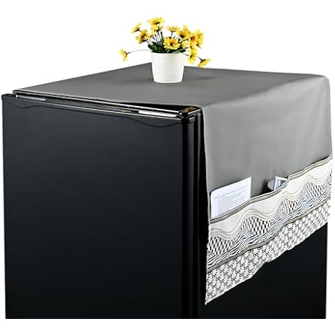 Anypro Dustproof Washer and Dryer Covers for The Top Fridge and Freeze Dust Cover, Anti-slip Washer and Dryer Top Covers for Home and Kitchen Cover